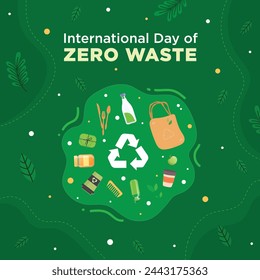 This poster is about International day of zero waste which is observed in at 30th March.