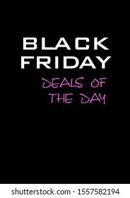 this is a poster for black friday