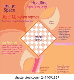 This poster design can be used in all kinds of graphics design and web design.