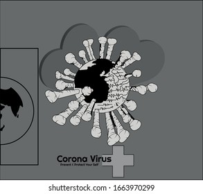 This Poster Is An Invitation To The World Community To Remain Calm In Facing The Corona Virus Outbreak That Is Currently Being Hit