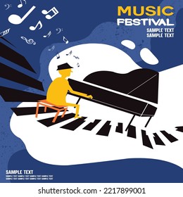 esto es 
Plantilla de música de afiches 