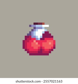 this is potion icon in pixel art, this item good for presentations,stickers, icons, t shirt design,game asset,logo and your project.