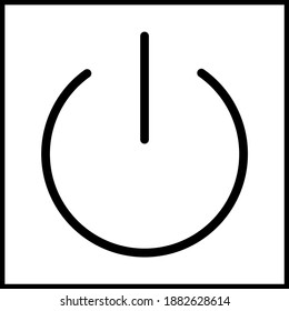 Este icono de botón de encendido se puede usar para varios fines 