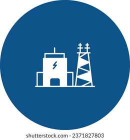 This is Power station Line Vector Icon easily modified with filled and trendy colours combination, you'll find representations of essential of icon concepts.

