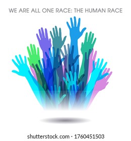 This Powerful Message Of Unity Says  We Are All One Race. The Human Race. 