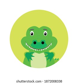 This is the preferred vector crocodile for kids. good for logos, clothes, mugs, books and others