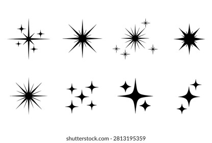 This premium sparkle star burst vector icon collection features elegant twinkling stars, radiant light bursts, glitter effects, celestial symbols, and decorative shine elements in a clean minimalist silhouette style. Perfect for luxury branding, beauty products, cosmetic packaging, social media graphics, greeting cards, festive decorations, UI UX interfaces, web design, mobile applications, presentations, printable artwork, and creative digital projects. These scalable black vector icons offer crisp, professional quality for both print and digital use, making them ideal for graphic designers, content creators.

#SparkleStar #StarBurst #Twinkle #Glitter #Shine #Glow #SparkleIcons #VectorIcons #StarIcons #Celestial #Magic #LightEffects #MinimalDesign #Silhouette #GraphicResources #LuxuryDesign #DecorativeElements #ModernVector #DesignAssets #Microstock