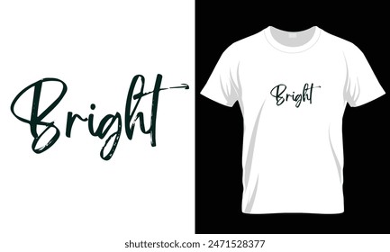 This premium typography t-shirt design showcases a modern and stylish font, perfect for making a bold statement. Ideal for fashion-forward individuals, this design seamlessly blends creativity.