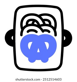 This Pretzel icon is suitable for Oktoberfest, Festival, Traditional German event, etc.