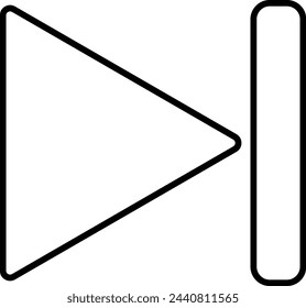 This is previous icon of music player EPS mode illustrator