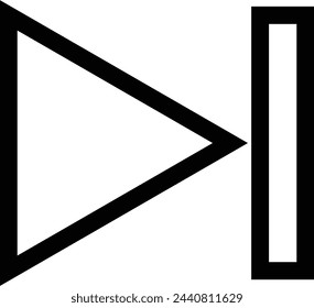 This is previous icon of music player EPS mode illustrator
