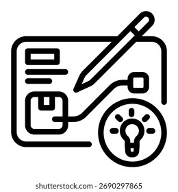 Este ícono de diseño de Producto es adecuado para la fabricación, distribución y campos relacionados.
