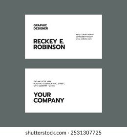 This is a professional Business Card Design Template suitable for all corporate businesses.