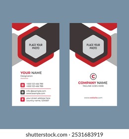 This is a professional Business Card Design Template suitable for all corporate businesses.