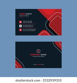 This is a professional Business Card Design Template suitable for all corporate businesses.