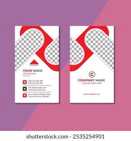 This is a professional Business Card Design Template suitable for all corporate businesses.