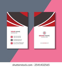 This is a professional Business Card Design Template suitable for all corporate businesses.