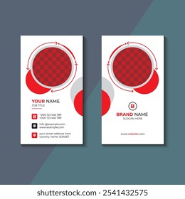 This is a professional Business Card Design Template suitable for all corporate businesses.