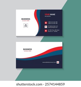 This is a professional Business Card Design Template suitable for all corporate businesses.