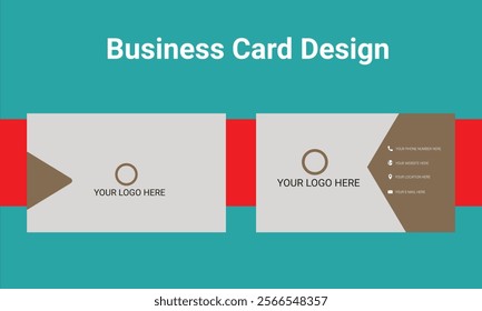 
This professional business card template features a sleek and modern layout ideal for professionals in various industries. 