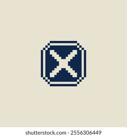 this is prohibited icon in pixel art, this item good for presentations,stickers, icons, t shirt design,game asset,logo and your project.