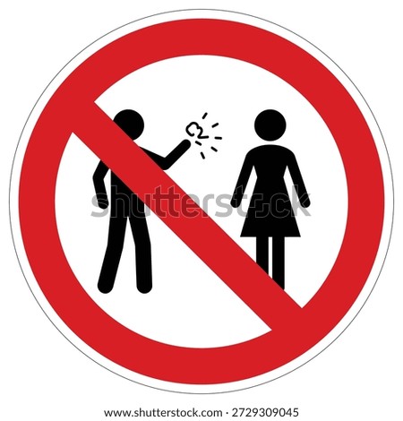 This prohibition sign clearly indicates that spitting is not allowed, especially towards other individuals, promoting public hygiene and respect.