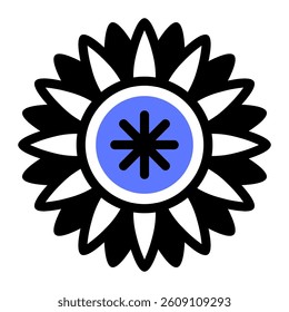This Protea icon is suitable for Africa, Africa Day, etc