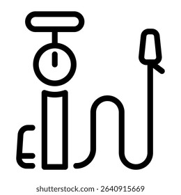 This Pump icon is suitable for Bycycle, Sport, Healthy Lifestyle, etc