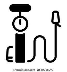 This Pump icon is suitable for Bycycle, Sport, Healthy Lifestyle, etc
