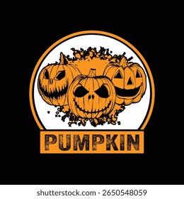 this is a pumpkin t-shirt design