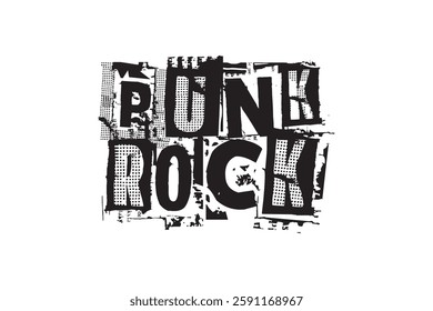 This is a Punk Rock Handwrite Vector Art Design