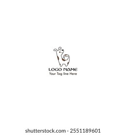 This is a puppy logo.