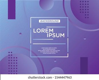 This purple abstract background contain rounded geometric and futuristic element. This background can be used in various designs.