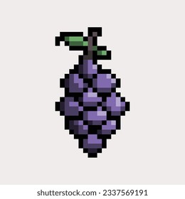 este es un ícono de frutas y verduras púrpura en el arte de píxeles con color y fondo blanco sencillo este artículo es bueno para presentaciones, pegatinas, iconos, diseño de camisetas, activos de juego, logotipo y su proyecto.