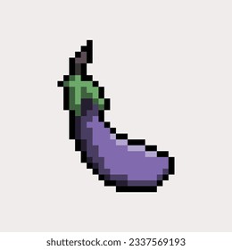 this is purple fruit and vegetable icon in pixel art with simple color and white background this item good for presentations,stickers, icons, t shirt design,game asset,logo and your project.