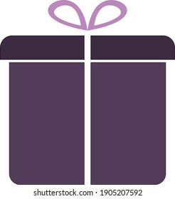 Este es un regalo morado para tu madre