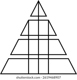 dies ist ein Pyramidensymbol 