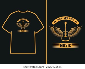 This quote is a music T-shirt design.