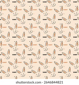 This rabbit pattern design you can use anywhere as you want