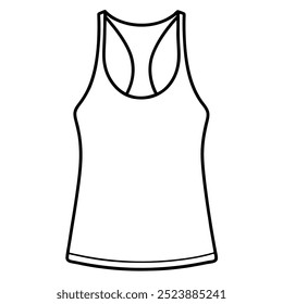 This racerback tank top mockup is a great tool for showcasing your designs. Use it to create realistic visuals of your clothing line and present your products in a professional manner.