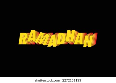 Das ist eine Ramadhan-Vektordesign-Kunst