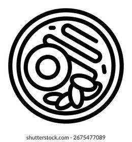 Este icono de Ramyeon es adecuado para la cultura surcoreana.