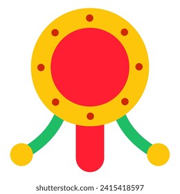 This Rattle Drum icon is suitable for Chinese New Year, Chinese Culture, China, Asia, etc.
