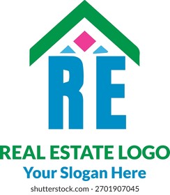This is Real Estate Logo for any person use as their requirements.