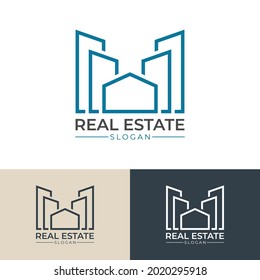 This is Real Estate logo vector template.