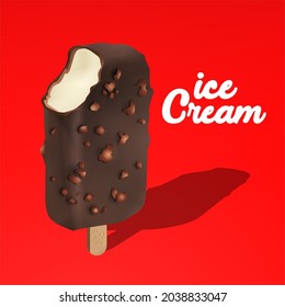 this is a real ice cream vector