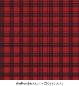 Este é um design de verificação de cores vermelho e preto.