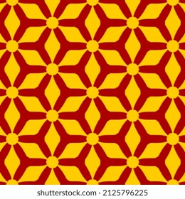 This repeated surface pattern goes well on fabrics, walls