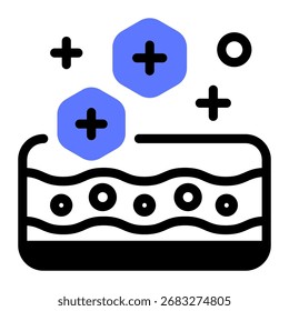 Este ícone Replenish é adequado para uso em Skincare, Dermatologia e campos relacionados.