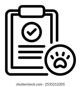 This Report icon is suitable for veterinary, pet lover, animal shelter, etc.